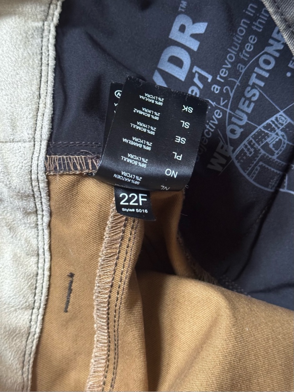 KUHL RYDR Pant, Men’s 35x34 Full Cut, Espresso Color - Picture 8 of 8
